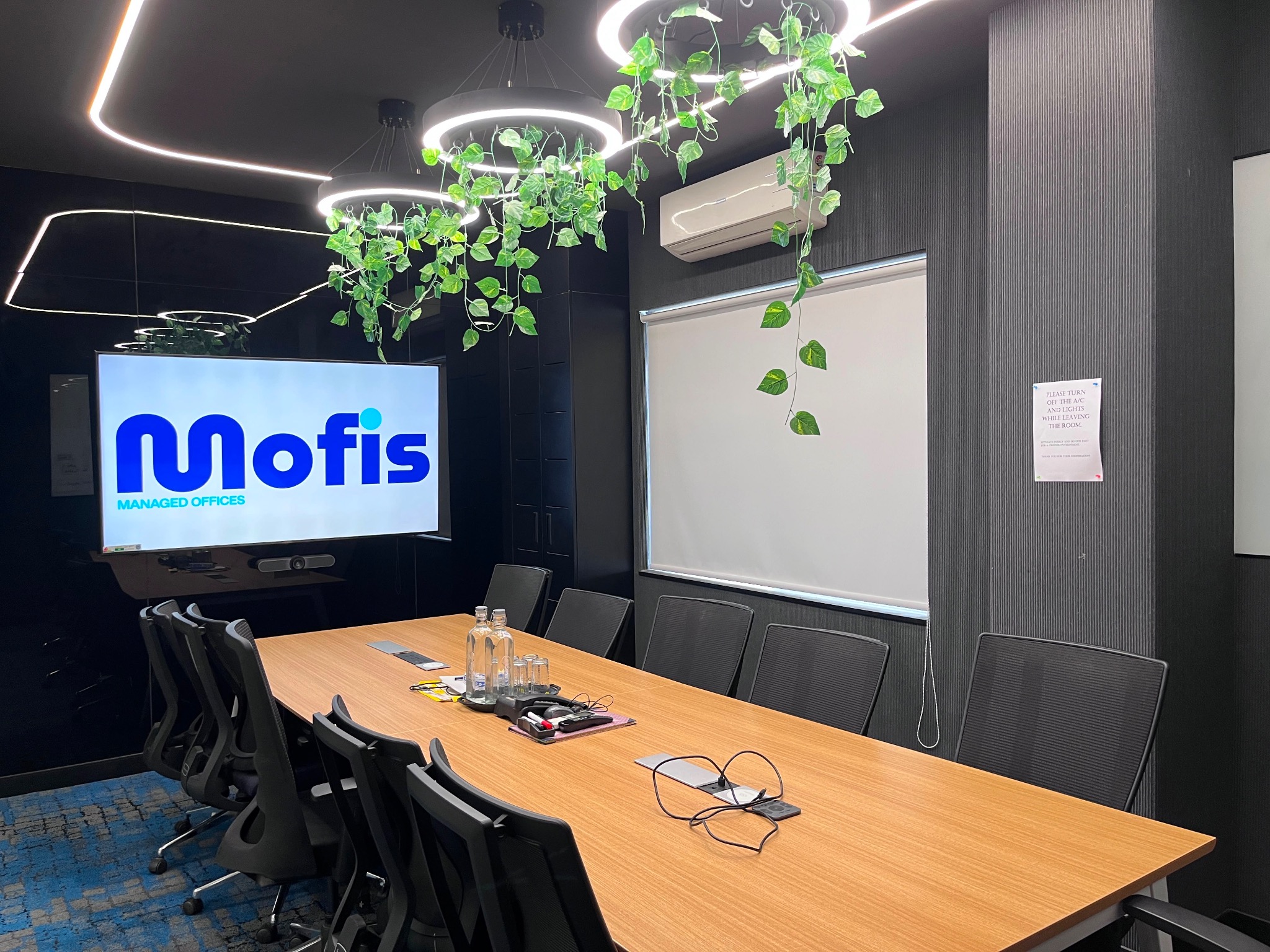 MOFIS managed office boardroom in Bangalore